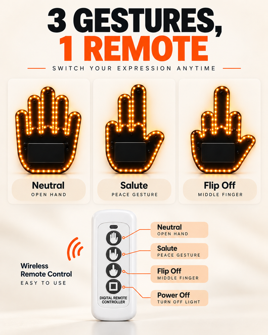 LED Gesture Hand Light